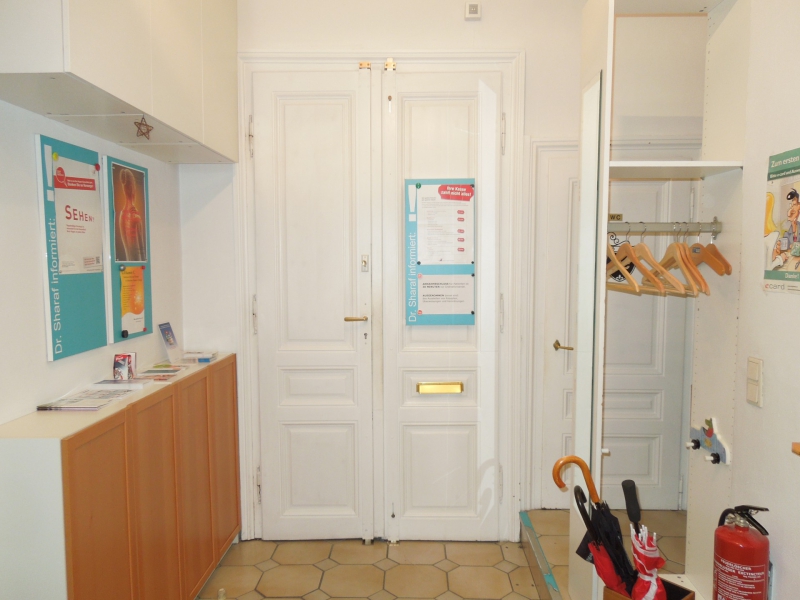 Eingangsbereich der Ordination
